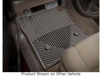 Weathertech All-Weather Front Rubber Floor Mats; Cocoa (17-25 F-250 Super Duty SuperCab, SuperCrew)
