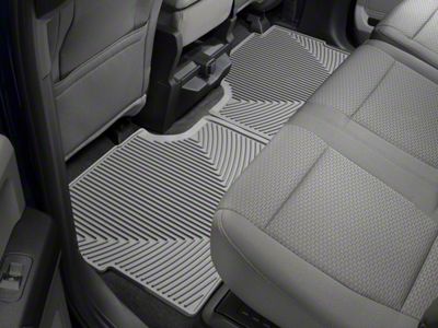 Weathertech All-Weather Rear Rubber Floor Mats; Gray (17-25 F-250 Super Duty SuperCrew)