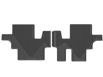 Weathertech All-Weather Rear Rubber Floor Mats; Black (11-16 F-250 Super Duty SuperCab)