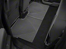 Weathertech All-Weather Rear Rubber Floor Mats; Black (17-26 F-250 Super Duty SuperCrew)