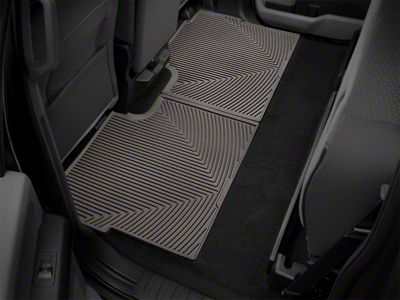 Weathertech All-Weather Rear Rubber Floor Mats; Cocoa (17-25 F-250 Super Duty SuperCrew)