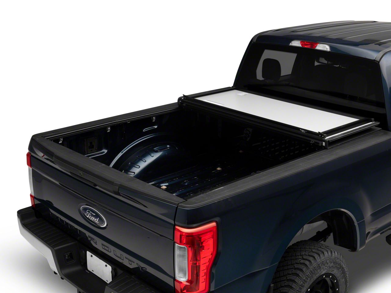 Weathertech F250 Super Duty AlloyCover Hard TriFold Tonneau Cover
