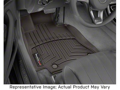 Weathertech DigitalFit Front Floor Liners; Cocoa (17-25 F-250 Super Duty SuperCab, SuperCrew)