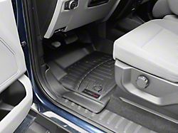 Weathertech DigitalFit Front Floor Liners for Vinyl Floors; Black (17-25 F-250 Super Duty SuperCab, SuperCrew)