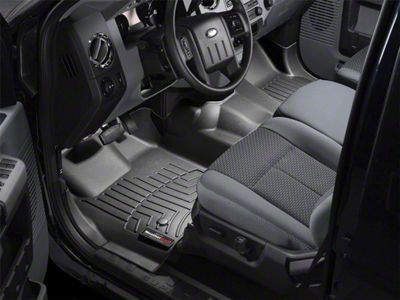 Weathertech DigitalFit Front Over the Hump Floor Liner; Black (11-16 F-250 Super Duty SuperCab, SuperCrew)