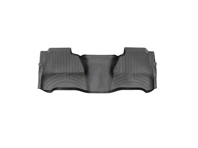 Weathertech DigitalFit Rear Floor Liner; Black (17-24 F-250 Super Duty SuperCrew w/ Front Bench Seat & Rear Underseat Storage)