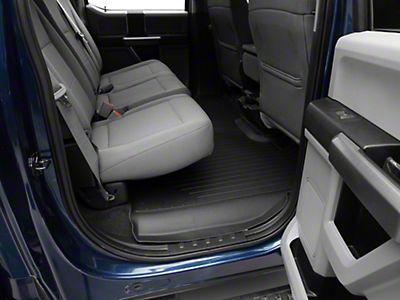 Husky Liners   13321 Front Floor Liners 17 Ford F 250/F 350/F 450 Super Duty Crew Cab Black Husky Liners