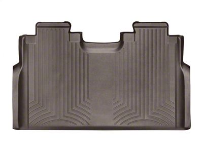 Weathertech DigitalFit Rear Floor Liner; Cocoa (17-25 F-250 Super Duty SuperCrew w/ Front Bench Seat & w/o Rear Underseat Storage)