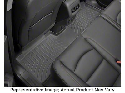 Weathertech DigitalFit Rear Floor Liner for Vinyl Floors; Black (17-25 F-250 Super Duty SuperCrew)