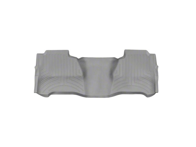 Weathertech DigitalFit Rear Floor Liner; Gray (17-24 F-250 Super Duty SuperCrew w/ Front Bench Seat & Rear Underseat Storage)