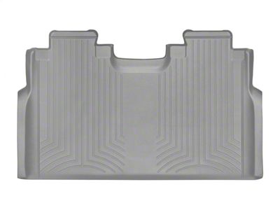 Weathertech DigitalFit Rear Floor Liner; Gray (17-24 F-250 Super Duty SuperCrew w/ Front Bench Seat & w/o Rear Underseat Storage)