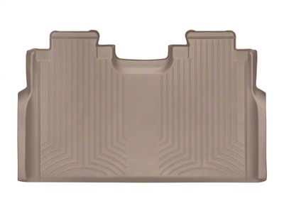 Weathertech DigitalFit Rear Floor Liner; Tan (17-24 F-250 Super Duty SuperCrew w/ Front Bench Seat & w/o Rear Underseat Storage)