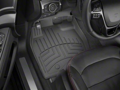 Weathertech Front Floor Liner HP; Black (2012 F-250 Super Duty SuperCab, SuperCrew w/ Factory Dead Pedal & w/o Floor Shifter; 13-16 F-250 Super Duty SuperCab, SuperCrew w/o Floor Shifter)