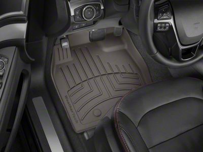 Weathertech Front Floor Liner HP; Cocoa (2012 F-250 Super Duty SuperCab, SuperCrew w/ Factory Dead Pedal & w/o Floor Shifter; 13-16 F-250 Super Duty SuperCab, SuperCrew w/o Floor Shifter)