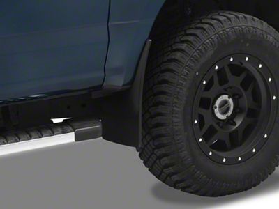 Weathertech No-Drill Mud Flaps; Front and Rear; Black (17-25 F-250 Super Duty)