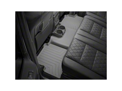 Weathertech Rear Floor Liner HP; Gray (17-24 F-250 Super Duty SuperCrew w/ Front Bench Seat & w/o Rear Underseat Storage)