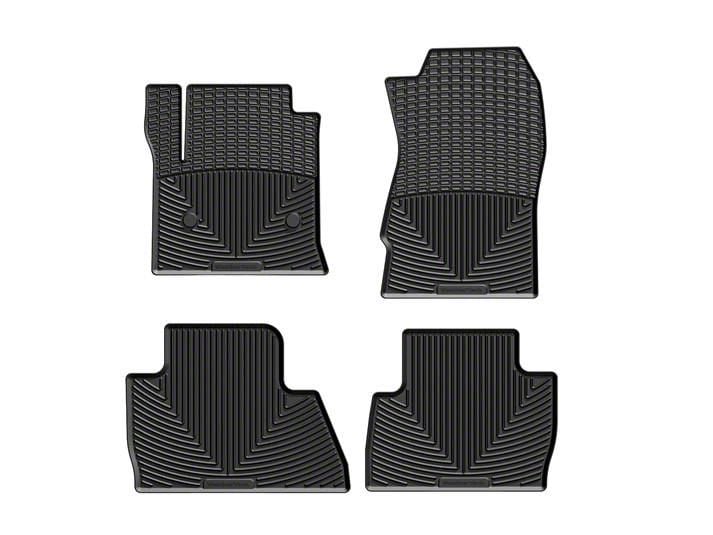 Weathertech Tahoe AllWeather Front and Rear Rubber Floor Mats; Black