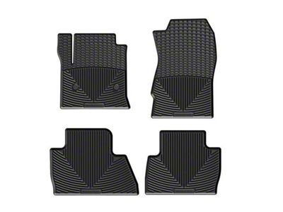 Weathertech All-Weather Front and Rear Rubber Floor Mats; Black (15-20 Tahoe)