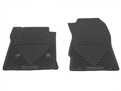 Weathertech All-Weather Front Rubber Floor Mats; Black (15-20 Tahoe)