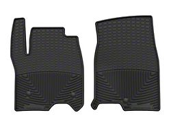 Weathertech All-Weather Front Rubber Floor Mats; Black (21-26 Tahoe)