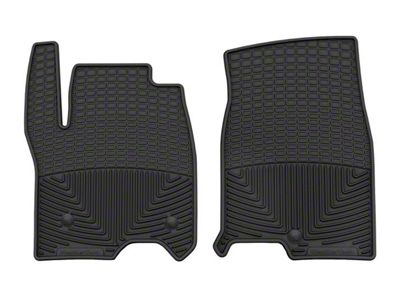 Weathertech All-Weather Front Rubber Floor Mats; Black (21-24 Tahoe)