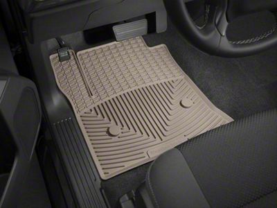 Weathertech All-Weather Front Rubber Floor Mats; Tan (15-20 Tahoe)