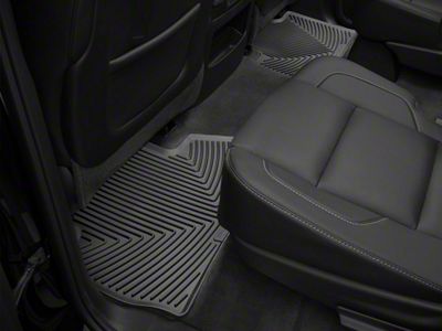 Weathertech All-Weather Rear Rubber Floor Mats; Black (15-20 Tahoe)