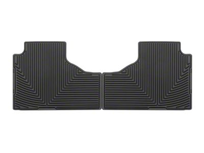 Weathertech All-Weather Rear Rubber Floor Mats; Black (21-25 Tahoe)