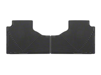 Weathertech All-Weather Rear Rubber Floor Mats; Black (21-24 Tahoe)