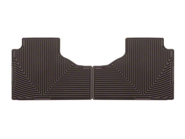 Weathertech All-Weather Rear Rubber Floor Mats; Cocoa (21-24 Tahoe)