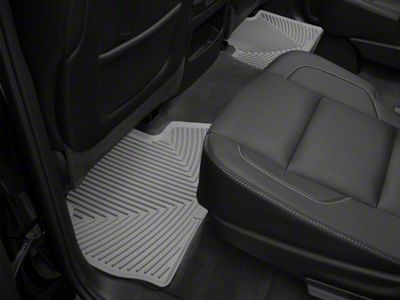 Weathertech All-Weather Rear Rubber Floor Mats; Gray (15-20 Tahoe)