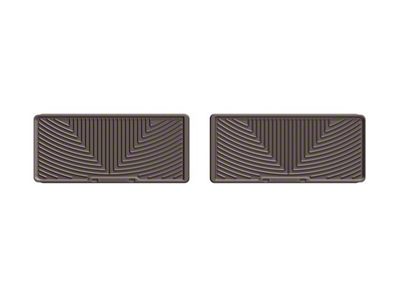 Weathertech All-Weather Third Row Rubber Floor Mats; Cocoa (15-20 Tahoe)