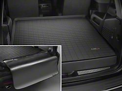 Weathertech DigitalFit Cargo Liner with Bumper Protector; Behind Second Row; Black (15-20 Tahoe w/o Third Row Seats)