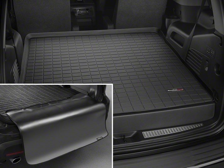 thumbnail image 2 of WeatherTech Cargo Trunk Liner With Bumper Protector Compatible With Edge Mkx Behind 2nd Row Seating With Bumper Protector Grey 2 of 13