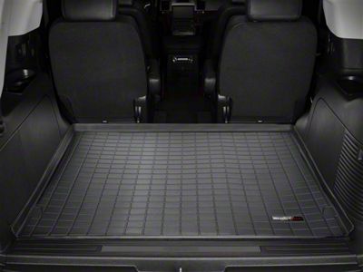 Weathertech DigitalFit Cargo Liner; Behind 2nd Row; Black (07-08 Tahoe w/o Third Row Seats)