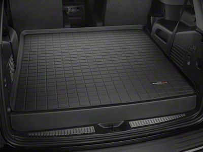 Weathertech DigitalFit Cargo Liner; Behind 2nd Row; Black (15-20 Tahoe w/o 3rd Row Seat Delete)