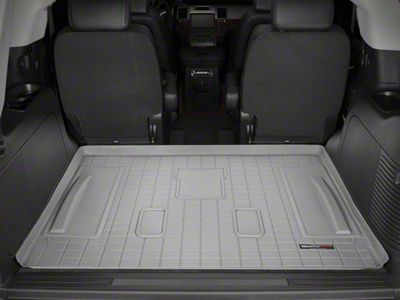 Weathertech DigitalFit Cargo Liner; Behind 2nd Row; Gray (07-08 Tahoe w/ Third Row Seats; 09-14 Tahoe)