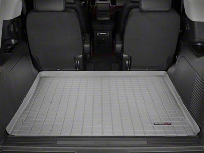 Weathertech DigitalFit Cargo Liner; Behind 2nd Row; Gray (07-08 Tahoe w/o Third Row Seats)