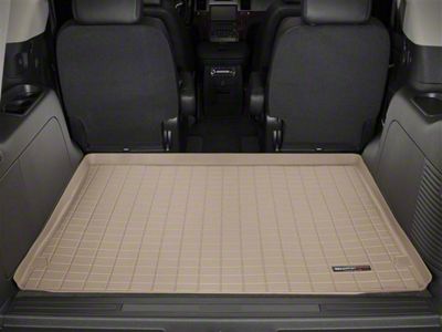 Weathertech DigitalFit Cargo Liner; Behind 2nd Row; Tan (07-08 Tahoe w/o Third Row Seats)