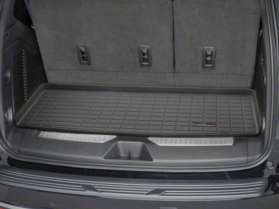 Weathertech DigitalFit Cargo Liner; Behind 3rd Row; Black (21-25 Tahoe)