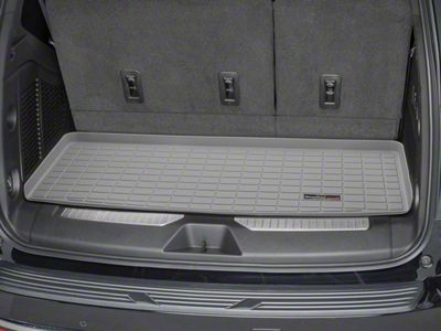 Weathertech DigitalFit Cargo Liner; Behind 3rd Row; Gray (21-25 Tahoe)