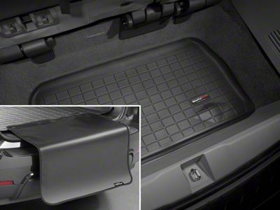 Weathertech DigitalFit Cargo Liner with Bumper Protector; Behind 3rd Row; Black (15-20 Tahoe)