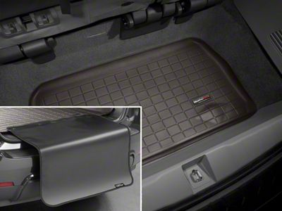 Weathertech DigitalFit Cargo Liner with Bumper Protector; Behind 3rd Row; Cocoa (15-20 Tahoe)