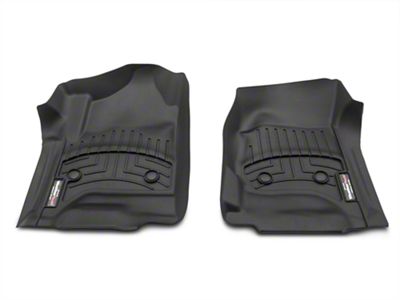 Weathertech DigitalFit Front Floor Liners; Black (15-20 Tahoe w/ 2nd Row Bucket Seats)