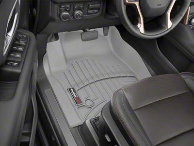 Weathertech DigitalFit Front Floor Liners; Gray (21-24 Tahoe)