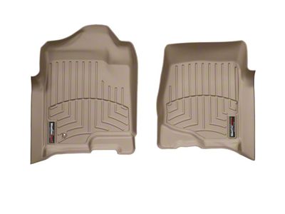 Weathertech DigitalFit Front Floor Liners; Tan (07-14 Tahoe)