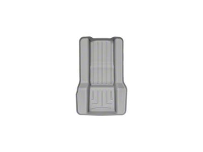 Weathertech DigitalFit Rear Center Aisle Floor Liner; Gray (07-10 Tahoe w/ 2nd Row Bucket Seats)