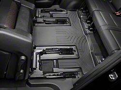 Weathertech DigitalFit Third Row Floor Liner; Black (21-24 Tahoe w/ 2nd Row Bucket Seats & Third Row Seats)