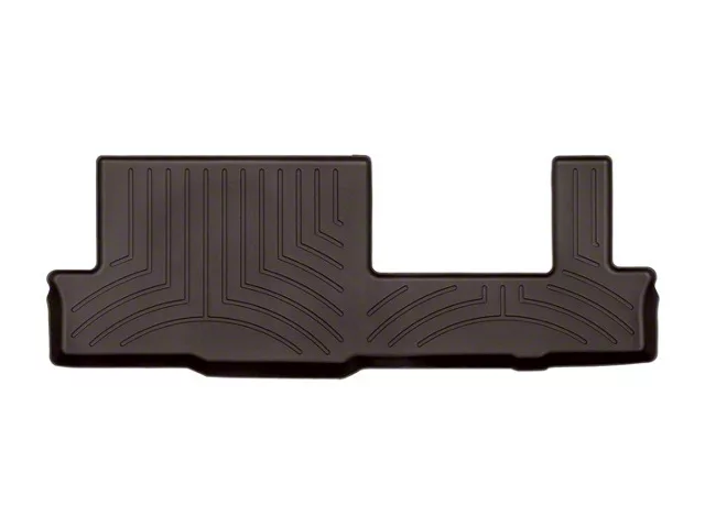 Weathertech DigitalFit Third Row Floor Liner; Cocoa (21-24 Tahoe w/ 2nd Row Bench Seat)