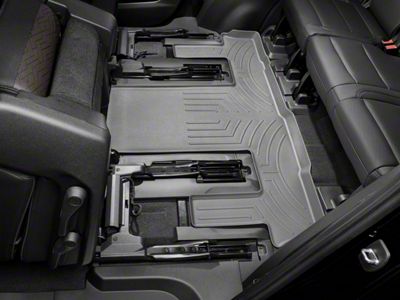 Weathertech DigitalFit Third Row Floor Liner; Gray (21-25 Tahoe w/ 2nd Row Bucket Seats & Third Row Seats)
